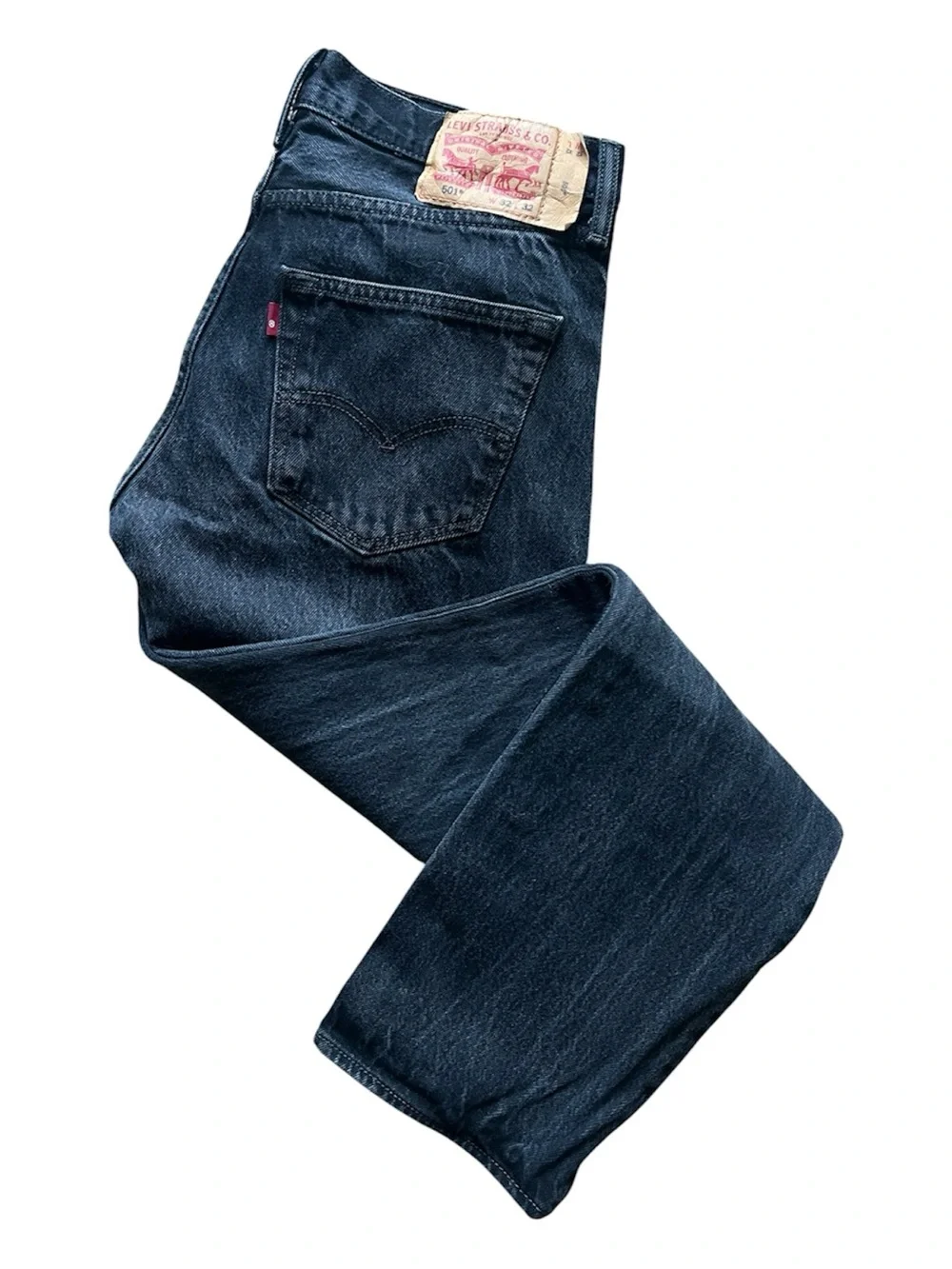Levi’s 501 Original Fit Men’s Black Jeans Button Fly W32 L32 100% Cotton